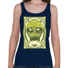 PRINTFASHION Viking gnóm - Női atléta - Sötétkék