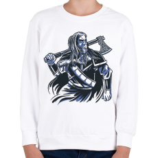PRINTFASHION Viking - Gyerek pulóver - Fehér