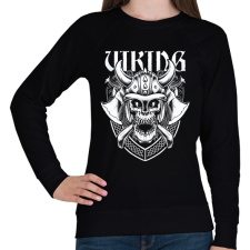 PRINTFASHION viking - Női pulóver - Fekete női pulóver, kardigán