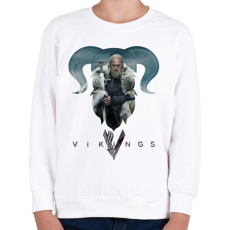 PRINTFASHION Vikings - Gyerek pulóver - Fehér