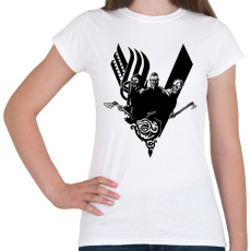 PRINTFASHION Vikings - Női póló - Fehér