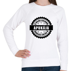 PRINTFASHION Világ legjobb apukája - Női pulóver - Fehér