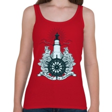 PRINTFASHION Világítótorony - Női atléta - Cseresznyepiros női trikó