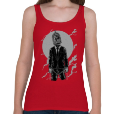 PRINTFASHION Világketrec - Női atléta - Cseresznyepiros