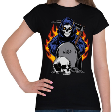 PRINTFASHION Világvége - Női póló - Fekete