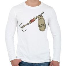 PRINTFASHION villantó - Férfi hosszú ujjú póló - Fehér