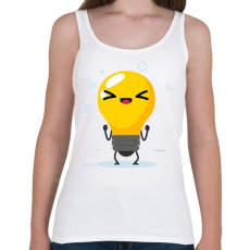 PRINTFASHION Villanykörte - Női atléta - Fehér