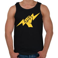 PRINTFASHION Villanyszerelő 1 - Férfi atléta - Fekete