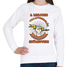 PRINTFASHION Villanyszerelő december - Női pulóver - Fehér női pulóver, kardigán