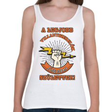 PRINTFASHION Villanyszerelő június - Női atléta - Fehér