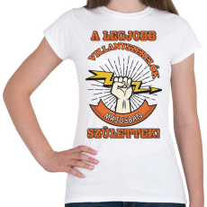 PRINTFASHION Villanyszerelő május - Női póló - Fehér
