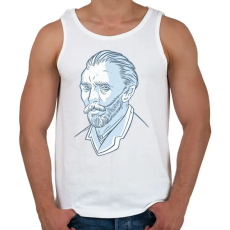 PRINTFASHION Vincent Van Gogh - Férfi atléta - Fehér