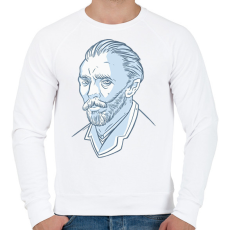 PRINTFASHION Vincent Van Gogh - Férfi pulóver - Fehér