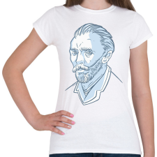 PRINTFASHION Vincent Van Gogh - Női póló - Fehér női póló