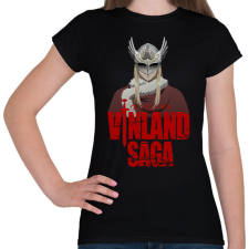PRINTFASHION Vinland Saga - Canute - Női póló - Fekete női póló