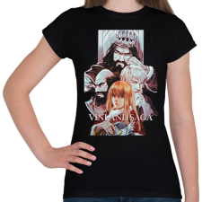 PRINTFASHION Vinland Saga - Női póló - Fekete női póló