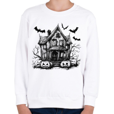 PRINTFASHION Vintage Halloween 2 - Gyerek pulóver - Fehér