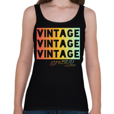 PRINTFASHION VINTAGE limited edition  - Női atléta - Fekete