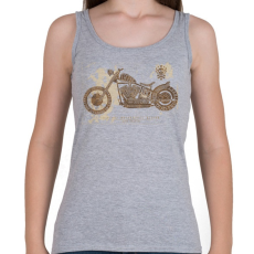 PRINTFASHION vintage motorcycles - Női atléta - Sport szürke