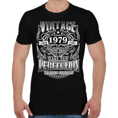PRINTFASHION vintage polo1979 - Férfi póló - Fekete