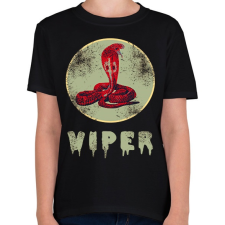 PRINTFASHION viper - Gyerek póló - Fekete gyerek póló