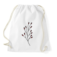 PRINTFASHION virág-003 - Sportzsák, Tornazsák - Fehér tornazsák