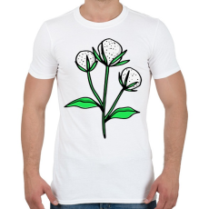 PRINTFASHION virág-004 - Férfi póló - Fehér