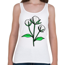 PRINTFASHION virág-004 - Női atléta - Fehér