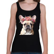 PRINTFASHION virágkoszorús francia buci - Női atléta - Fekete