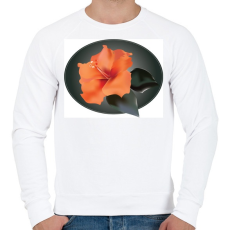 PRINTFASHION Virágom - Férfi pulóver - Fehér