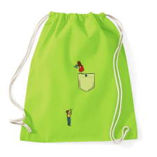 PRINTFASHION Virágöntözés - Sportzsák, Tornazsák - Limezöld tornazsák