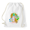 PRINTFASHION Virágtündér - Sportzsák, Tornazsák - Fehér