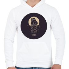 PRINTFASHION Virgo - Szűz - Férfi kapucnis pulóver - Fehér női pulóver, kardigán
