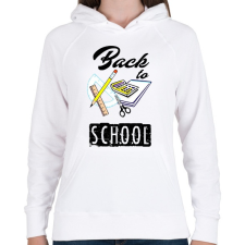 PRINTFASHION vissza a suliba - Női kapucnis pulóver - Fehér női pulóver, kardigán