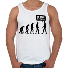 PRINTFASHION Vissza, megszívtuk! - Férfi atléta - Fehér atléta, trikó