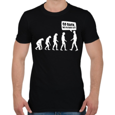 PRINTFASHION Vissza, megszívtuk! - Férfi póló - Fekete