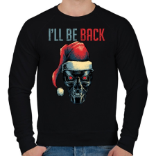 PRINTFASHION Visszatérek! - Férfi pulóver - Fekete férfi pulóver, kardigán