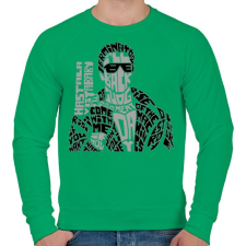 PRINTFASHION Visszatérek - Férfi pulóver - Zöld férfi pulóver, kardigán