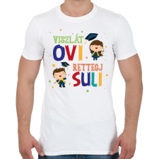 PRINTFASHION Viszlát ovi - Férfi póló - Fehér férfi póló