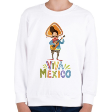 PRINTFASHION Viva Mexico_ - Gyerek pulóver - Fehér gyerek pulóver, kardigán