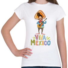 PRINTFASHION Viva Mexico_ - Női póló - Fehér női póló
