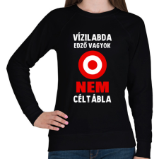 PRINTFASHION Vízilabda edző vagyok - Női pulóver - Fekete női pulóver, kardigán