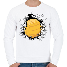 PRINTFASHION Vízilabda - Férfi pulóver - Fehér férfi pulóver, kardigán