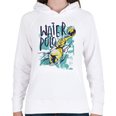 PRINTFASHION vizilabda sport - Női kapucnis pulóver - Fehér