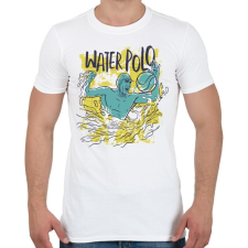 PRINTFASHION Vízilabda sport - water polo - Férfi póló - Fehér férfi póló