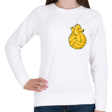 PRINTFASHION Vízilabda szív - Női pulóver - Fehér