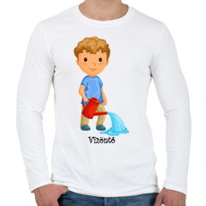 PRINTFASHION Vízöntő - Férfi hosszú ujjú póló - Fehér