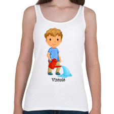 PRINTFASHION Vízöntő - Női atléta - Fehér női trikó