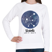 PRINTFASHION Vízöntő - Női pulóver - Fehér női pulóver, kardigán