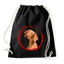 PRINTFASHION vizsla kutyus - férfi - Sportzsák, Tornazsák - Fekete tornazsák